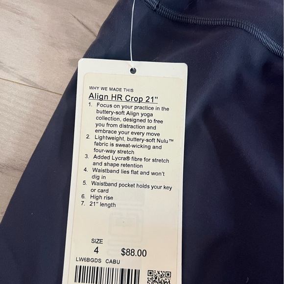 Lululemon align HR Crop 21” - Picture 3 of 3